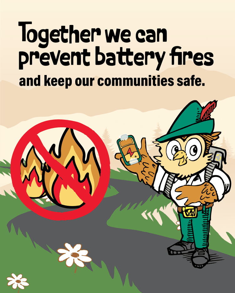 Prevent Fires by Learning How To  Properly Dispose of Batteries