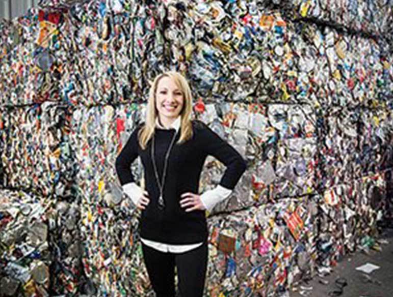 Talking Trash: Danielle Pellitteri recycles family's success